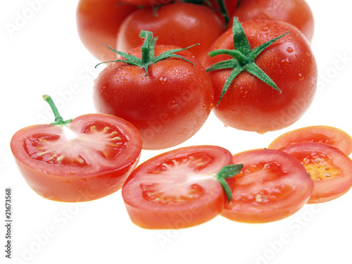fresh juicy tomatoes