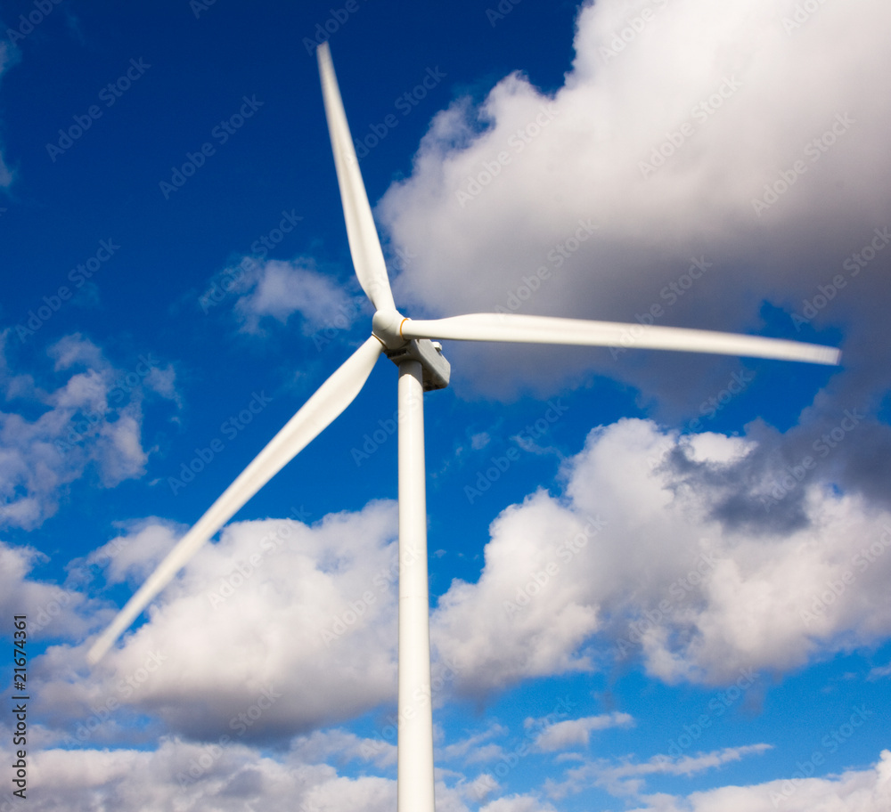 white wind turbine, alternative energy source white wind turbine, alternative energy source