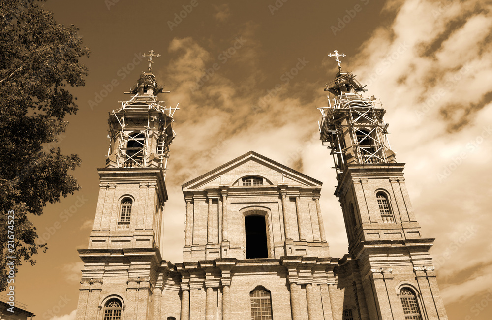 Building piously-uspenskoj churches in Vitebsk