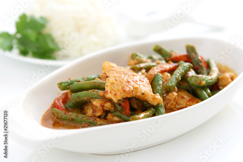 Spicy Chicken and Green Beans