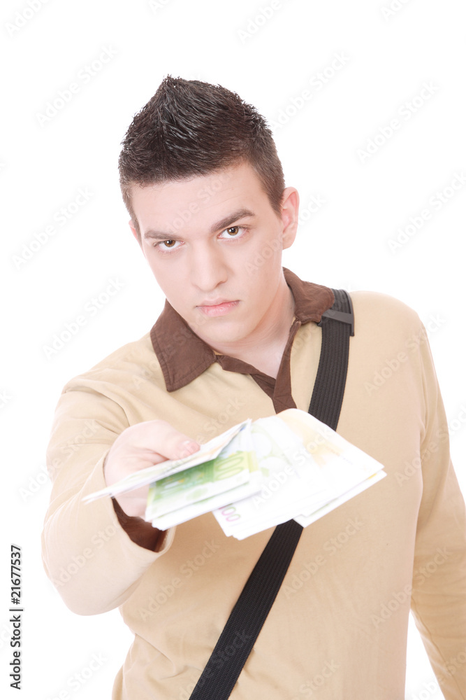 casual guy isolated over white background casual guy isolated over white background
