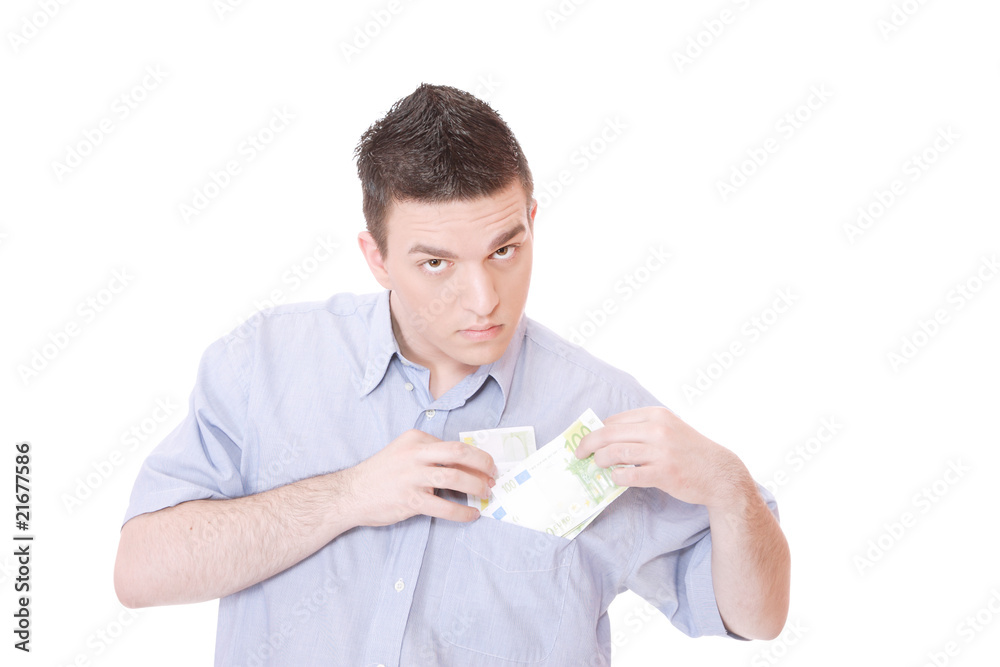 casual guy isolated over white background casual guy isolated over white background