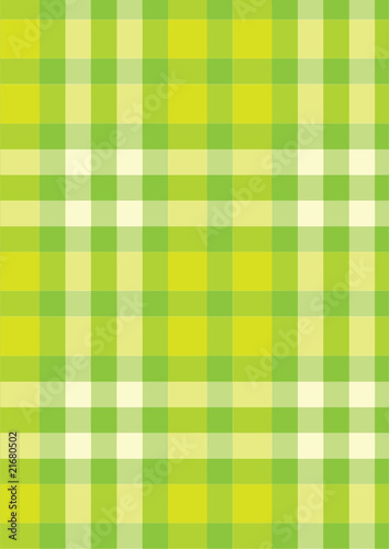 green checked background