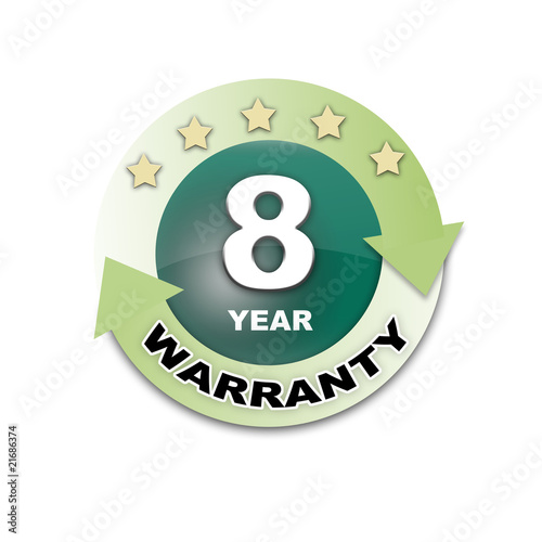 8 YEAR WARRANTY
