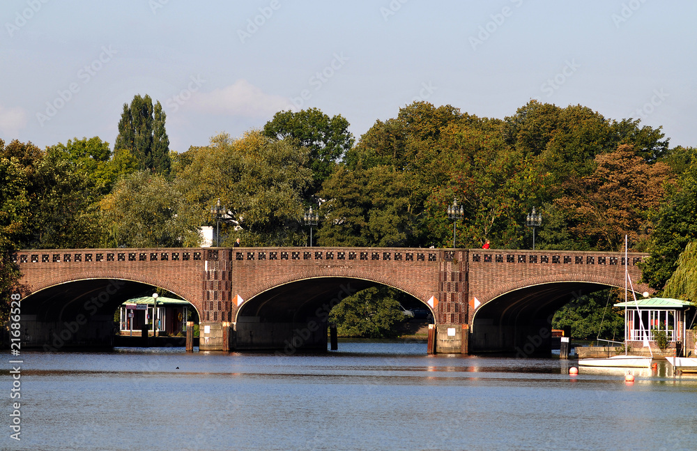 Eines der vielen Fritz Schumacher Bauwerke in Hamburg StockFoto