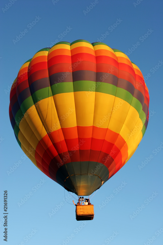 Naklejka premium Hot air balloon