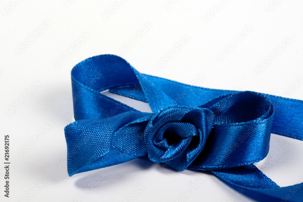 Dark blue celebratory bow. Dark blue celebratory bow.