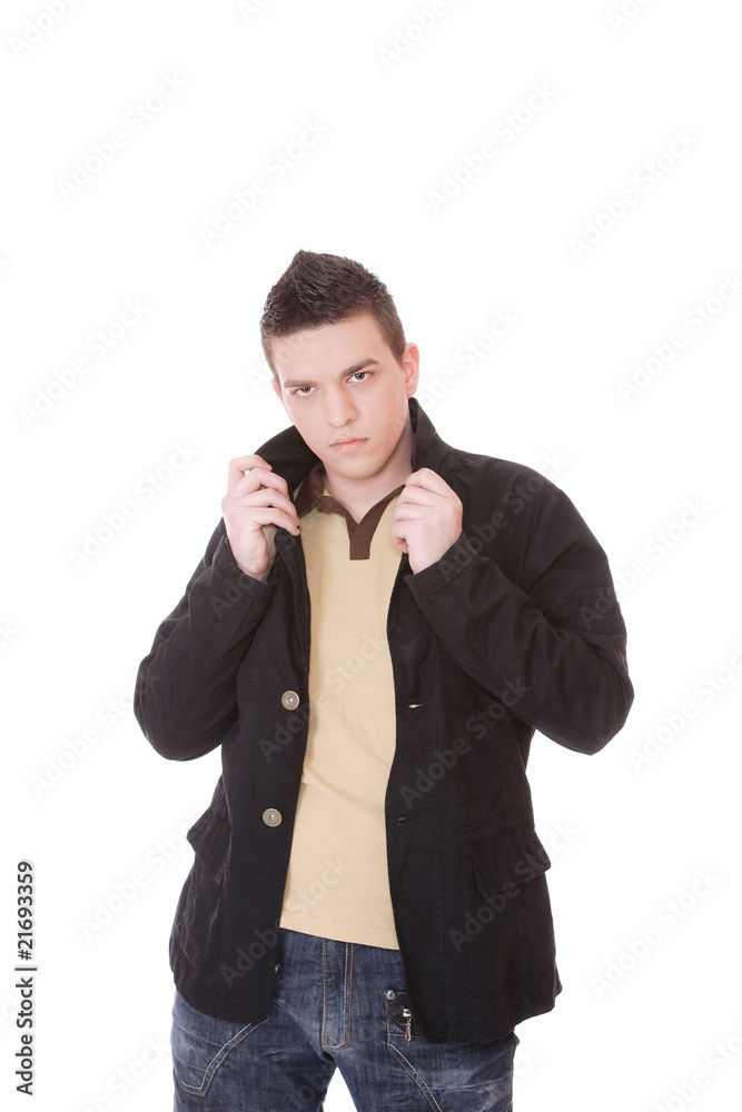 young casual man young casual man