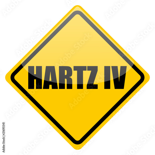 Warnschild Hartz4