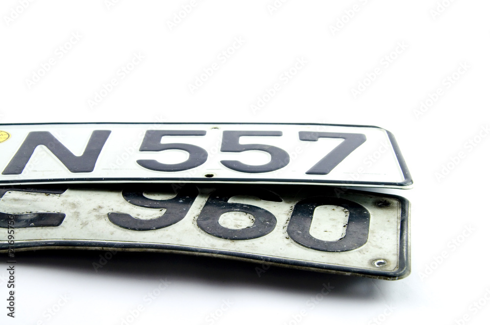 Kennzeichen StockFoto Adobe Stock