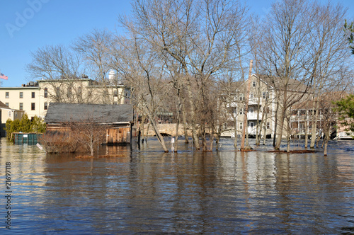 Ipswich River at Flood Stage © pmstephens