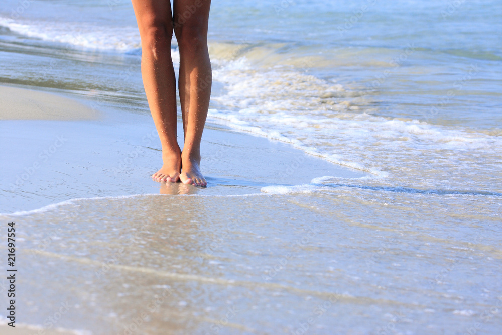 legs on a beach legs on a beach