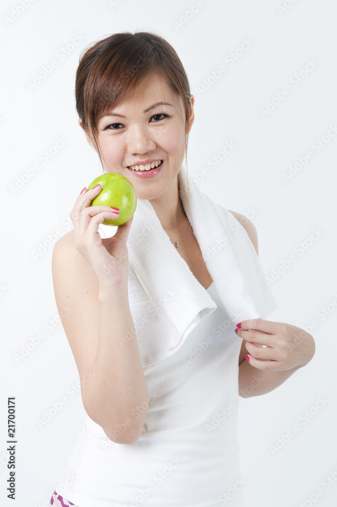 healthy young asian healthy young asian
