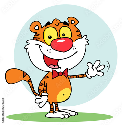 Cartoon Character Animal Tiger