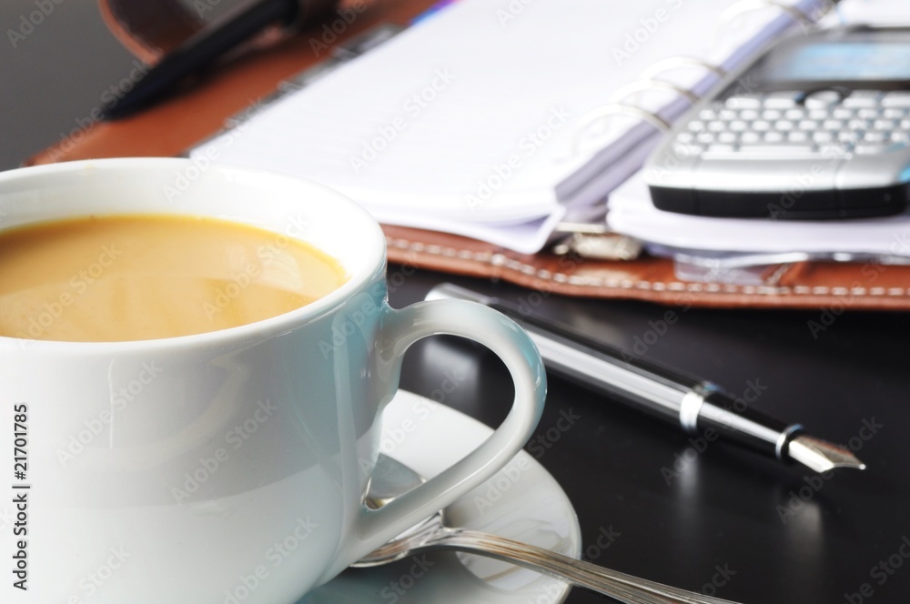 cup of coffee in the office cup of coffee in the office
