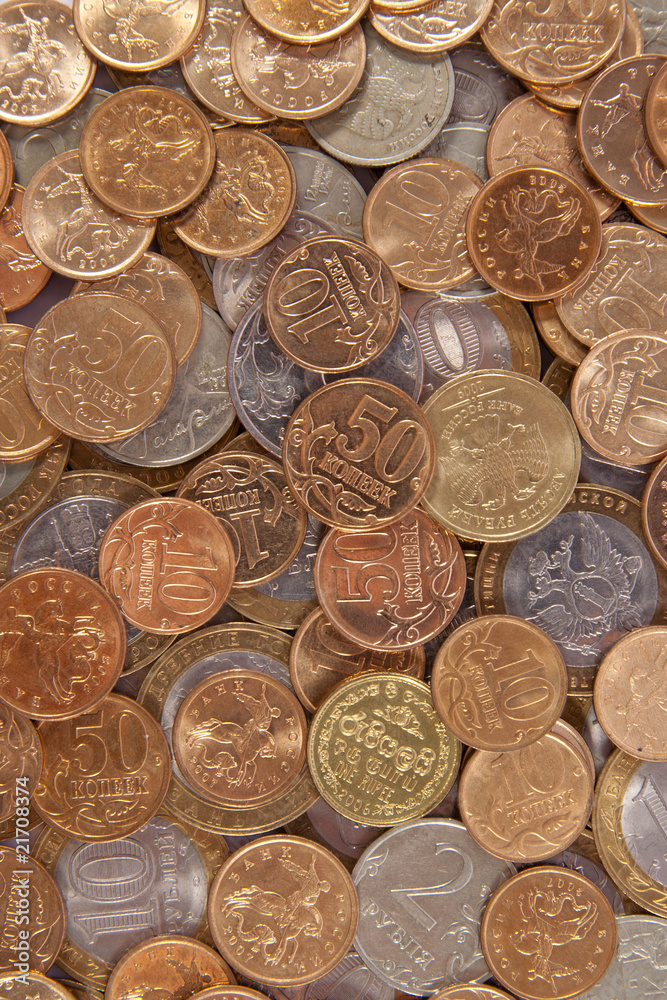 Background from coins of the different countries Background from coins of the different countries