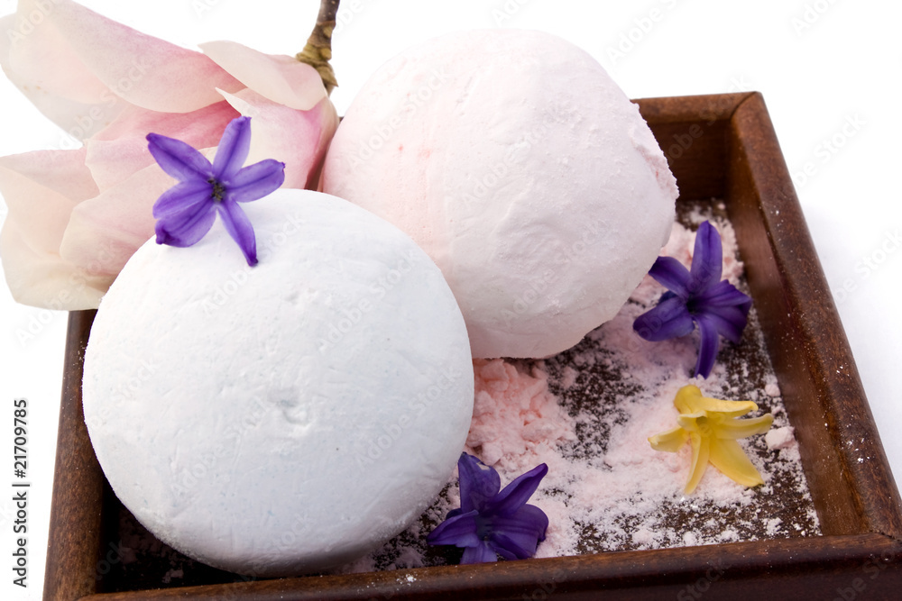 Foto Stock Scented Bath Powders Adobe Stock
