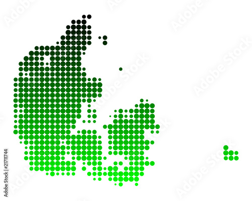 Karte von Dänemark