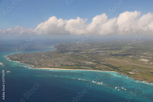 Aerial view of St. Maarten
