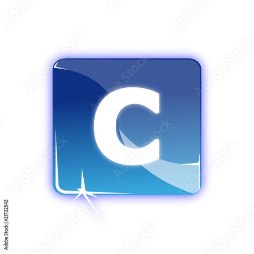 Picto lettre C - Icon letter c
