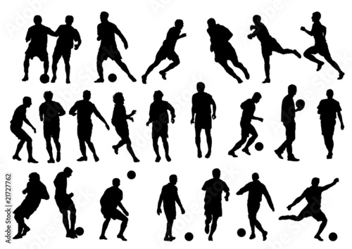 23 Football player silhouette