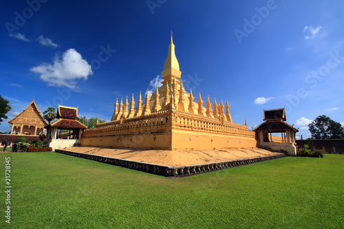 That-Luang Stupa Viangchan City Laos