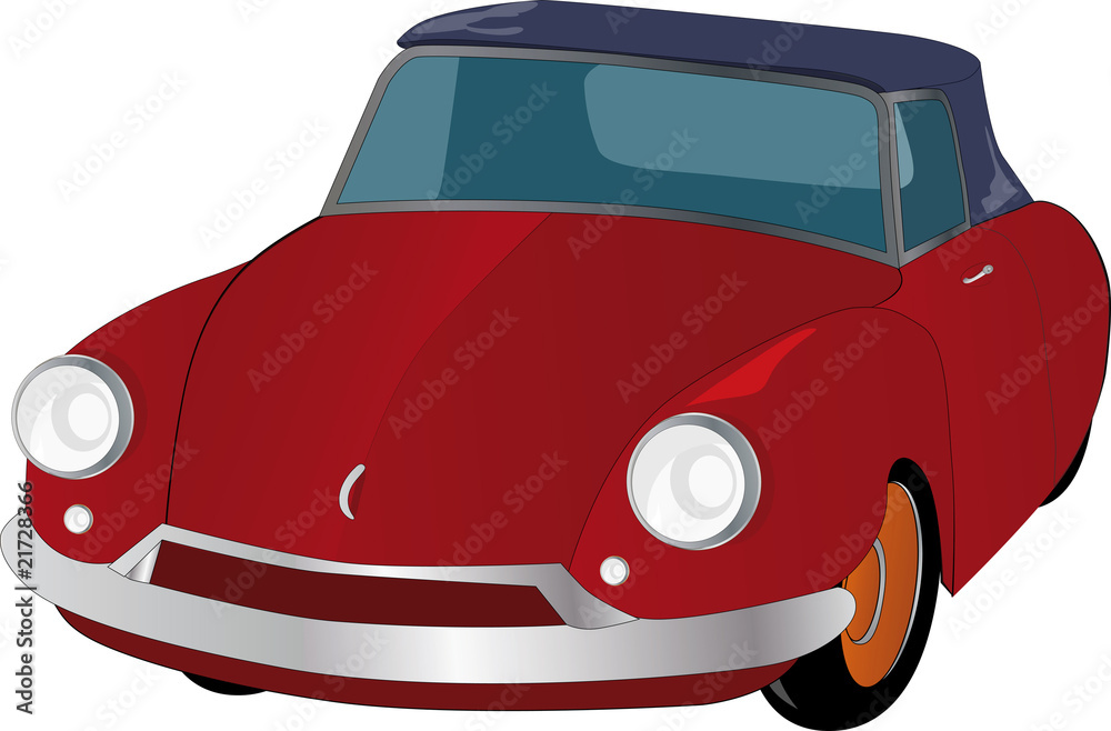 the red car from grand-dad's fairy tales