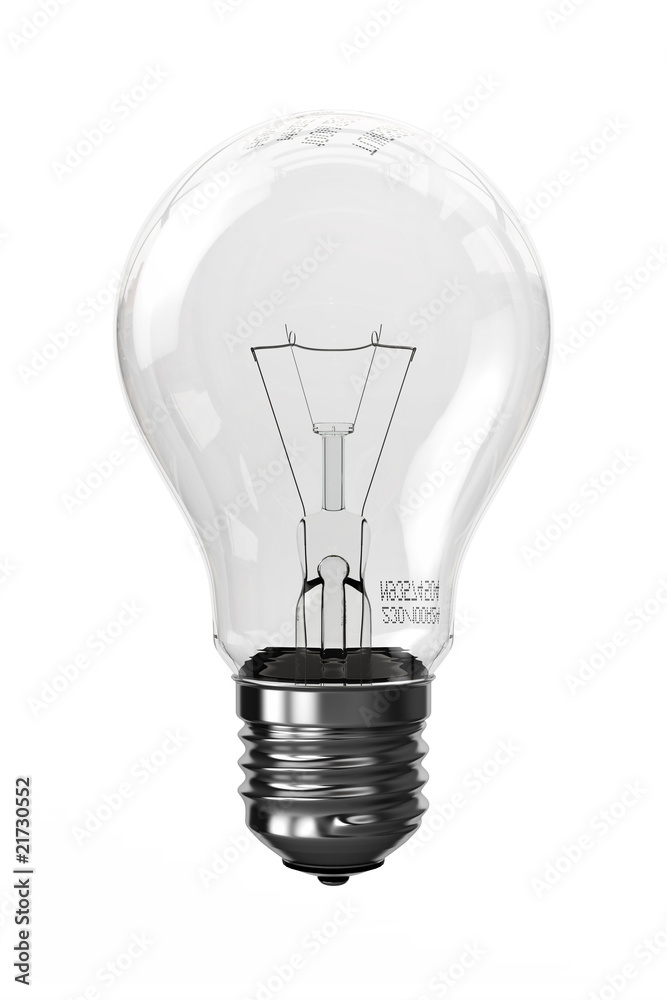 Light Bulb isolated on the white Light Bulb isolated on the white