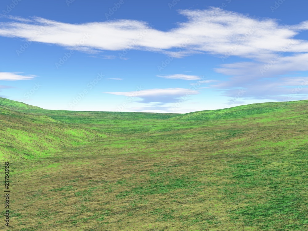 Obraz premium Graslandschaft