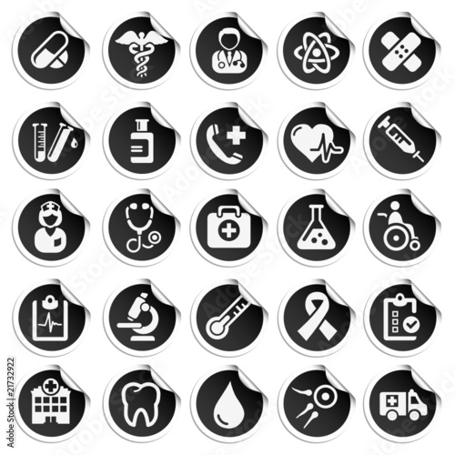 sticker - medecine - set 8