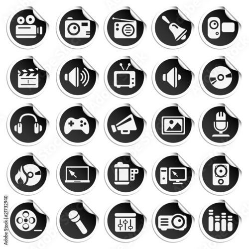 sticker - enterteinment - set 9