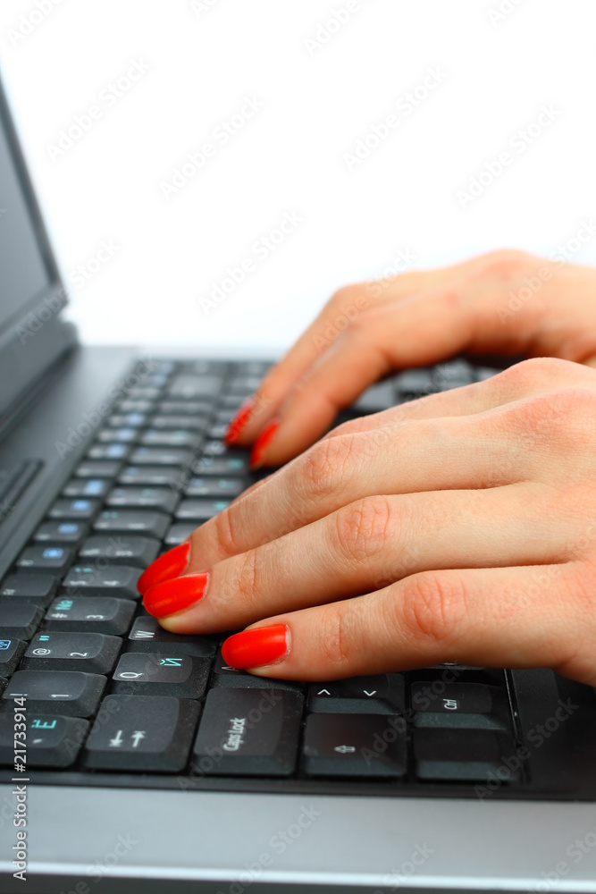 Fingers typing Fingers typing