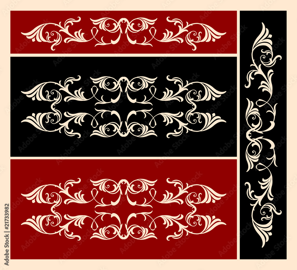 Fototapeta premium vintage borders