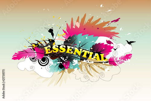 Essential word vector