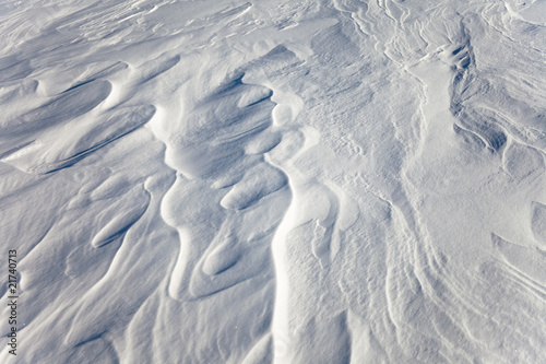 windblown snow surface, background pattern