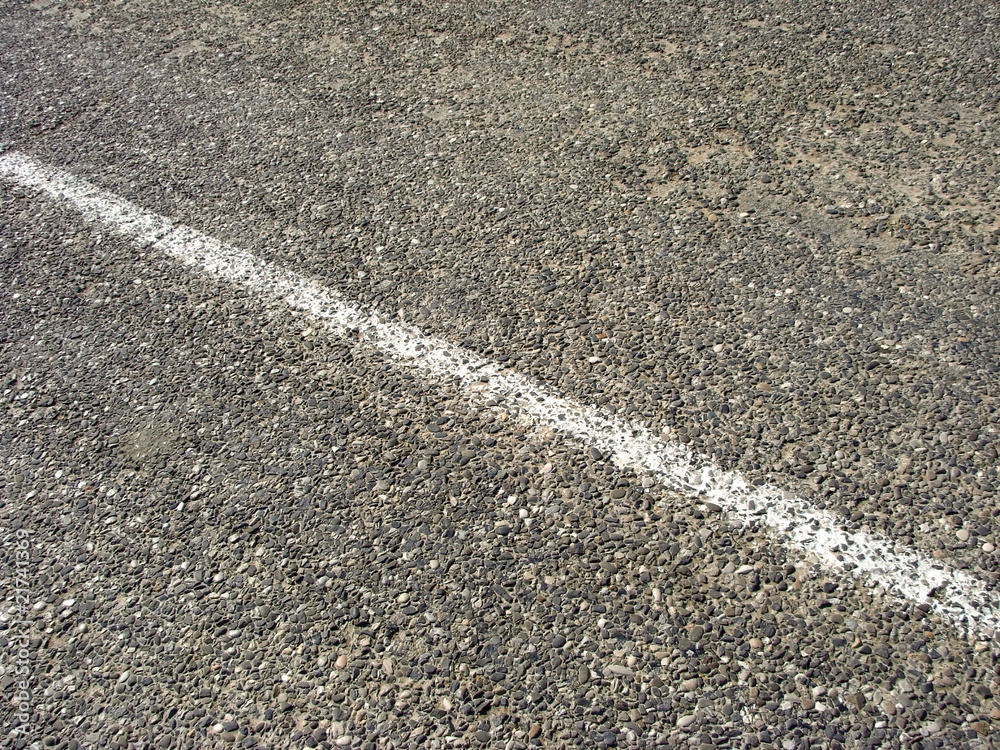 Fototapeta premium old asphalt road