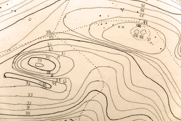 Topographical map