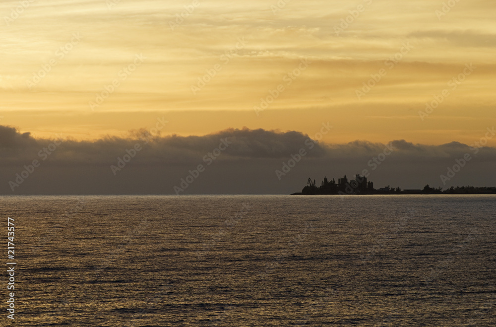 Naklejka premium Sonnenuntergang