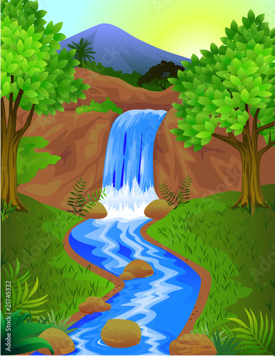 Beautiful waterfall