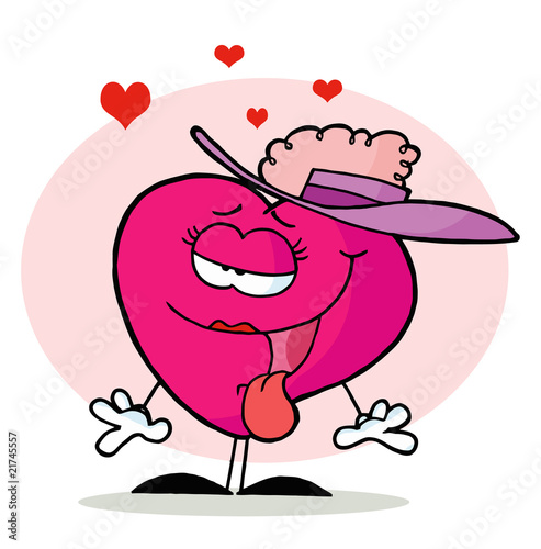 Lady Heart In A Fancy Hat