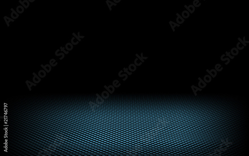 abstract dynamic dots blue on black