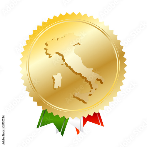 italian product guarantee label