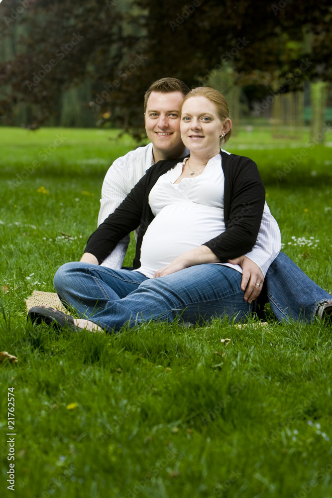 Loving parents expecting baby Loving parents expecting baby