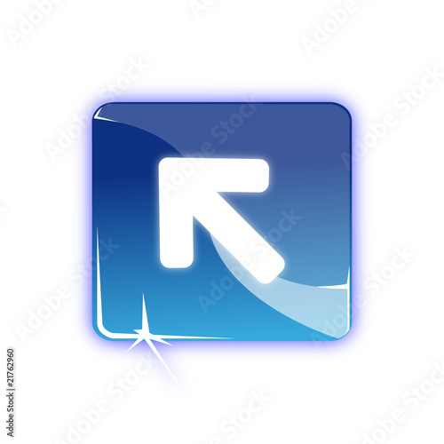 Picto fleche haut gauche - Icon arrow