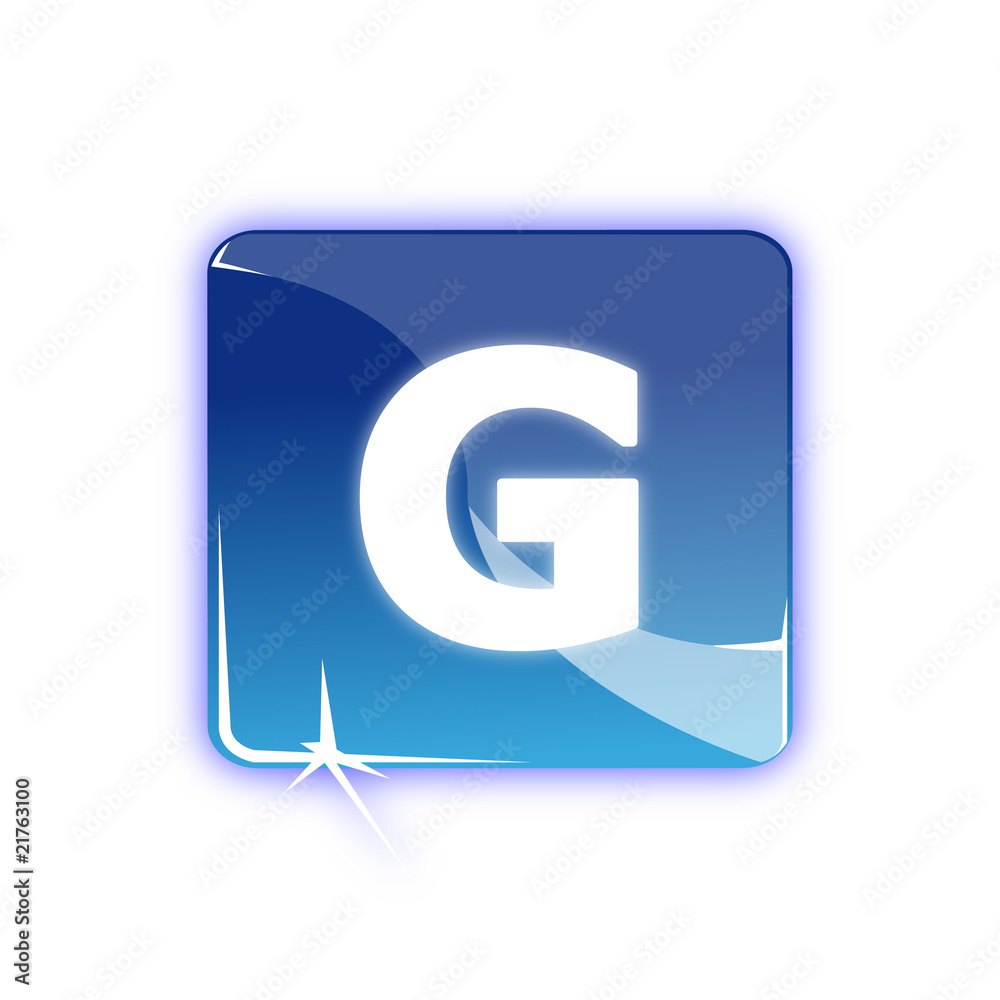 Picto lettre G - Icon letter g