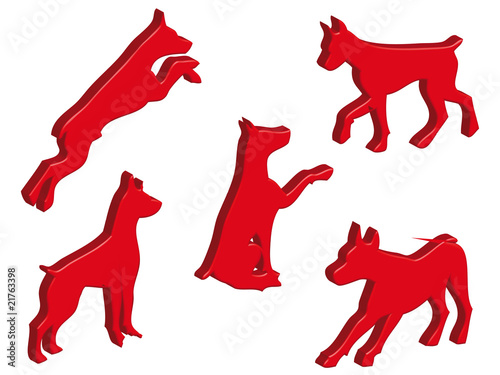 Cani in 3d