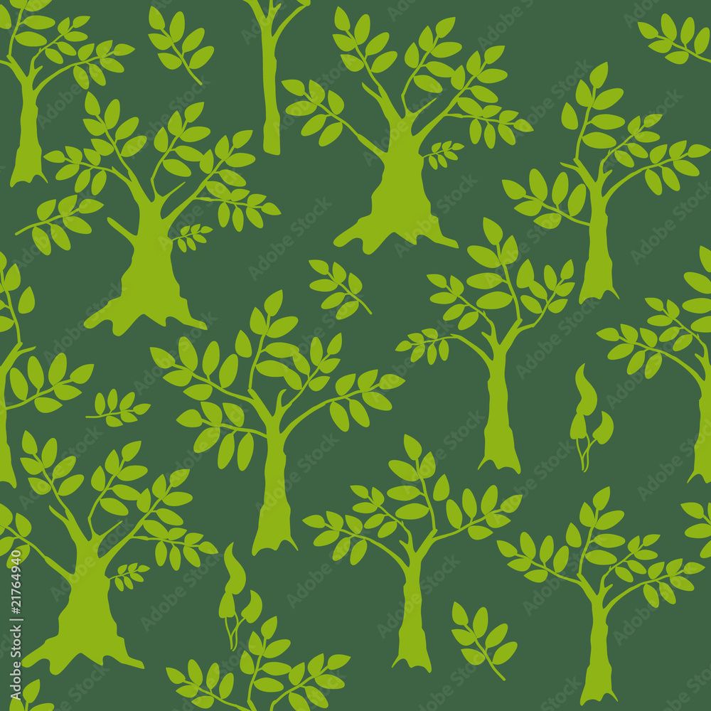 Silhouette trees background Stock Vector | Adobe Stock