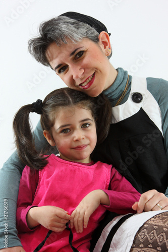 Принти на полотні mère et fille