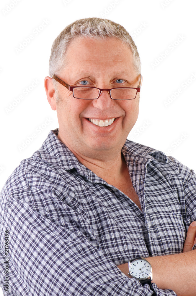 Smiling Senior Man Smiling Senior Man