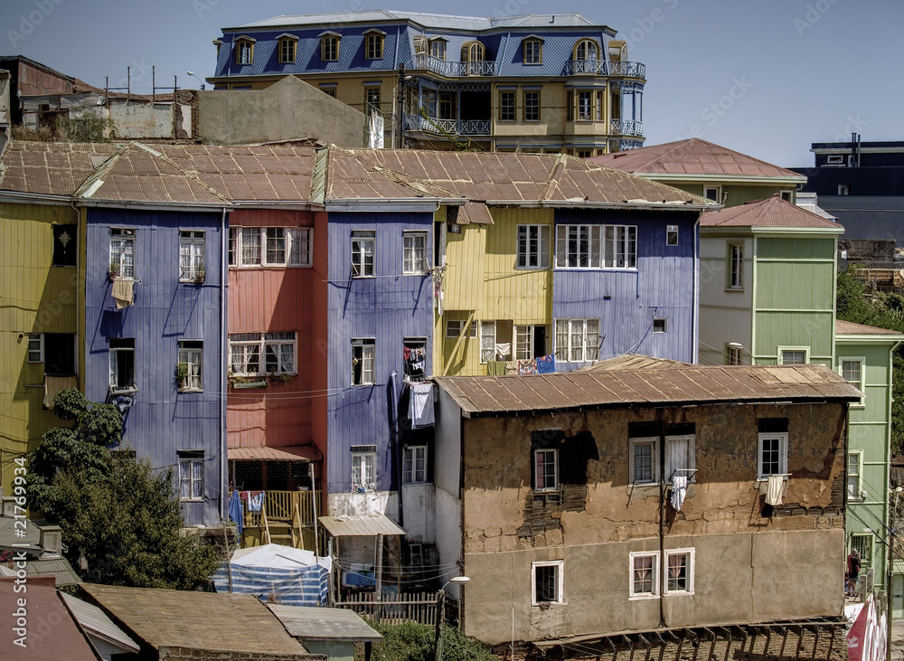 Casas típicas de Valparaíso